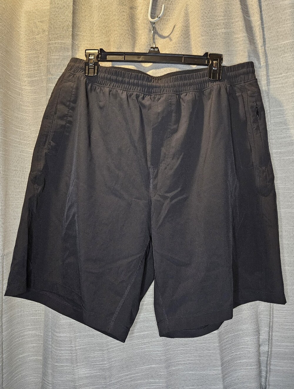 Birddogs Shorts Men XXL Long Black 9" Lined Athletic Casual Travel Comfort New